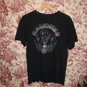 Black Ramones Graphic Tee - Short Sleeve